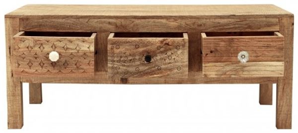 Couchtisch Manu 110x45x60 aus Mangoholz Bild 2