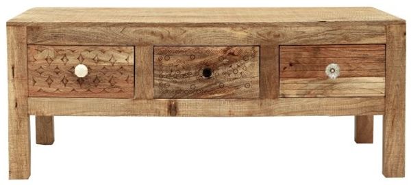 Couchtisch Manu 110x45x60 aus Mangoholz