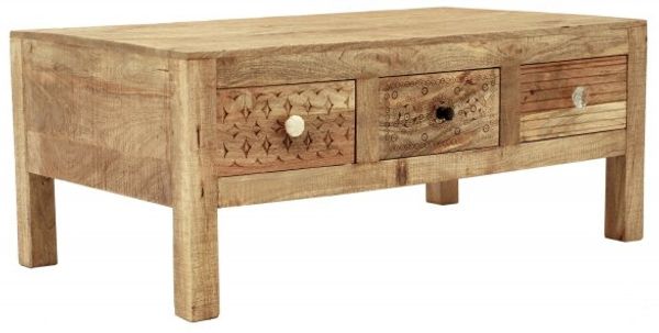 Couchtisch Manu 110x45x60 aus Mangoholz Bild 4