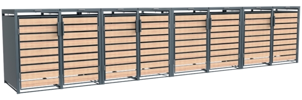 Westmann Metall Mülltonnenbox Lacina | 8x240 L |