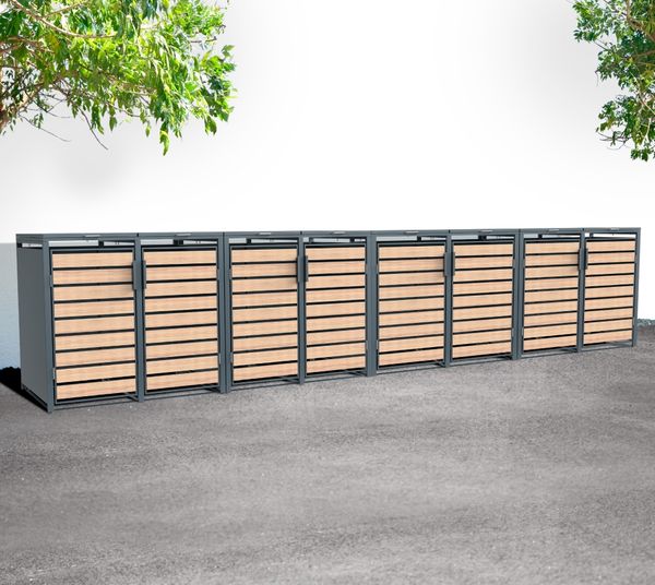 Westmann Metall Mülltonnenbox Lacina | 8x240 L |