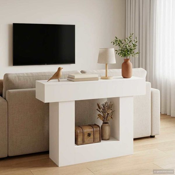 vidaXL Weiß 101 x 30 x 74 cm 899945