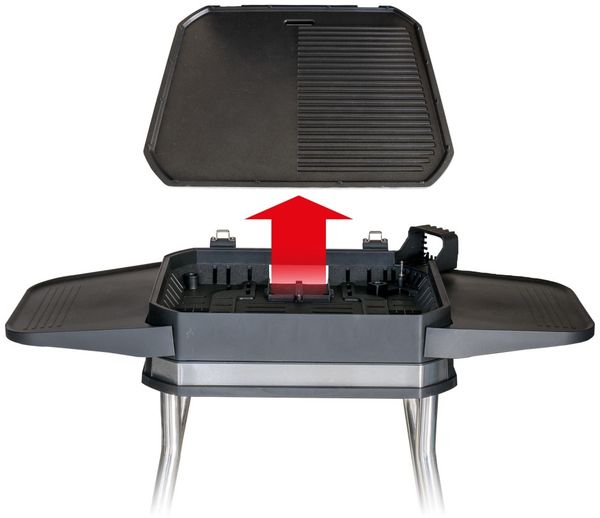 Unold Barbecue Stand-Tisch Elektrogrill Jimmy, Grillfläche: 40 x 35 cm, 2800 W, 300 Grad, 94 x 64 x 84 cm Bild 7