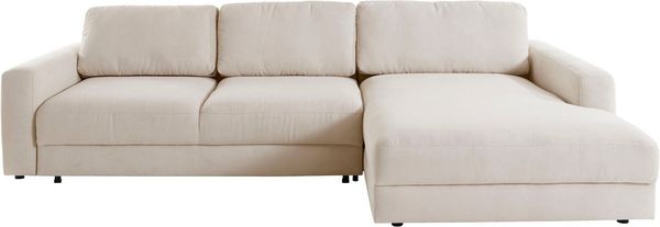 Places of Style Ecksofa Bloomfield, L-Form, wahlweise mit Bettfunktion und Bettkasten