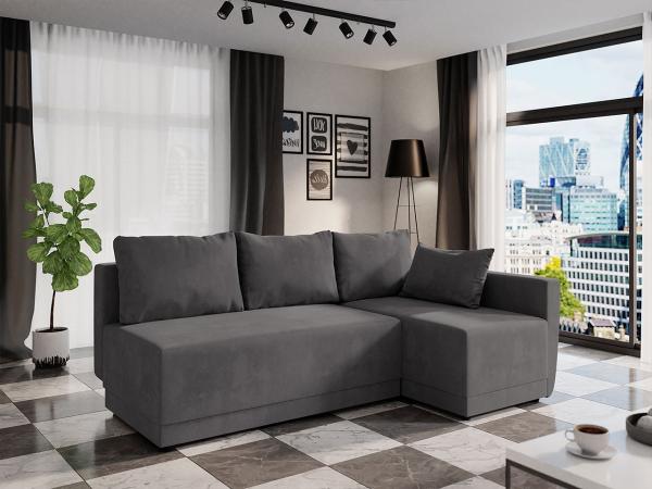 Ecksofa Zeles, Farbe: Mono 246