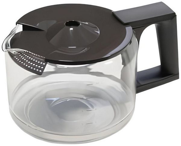 Krups Kaffeekanne Glaskanne SS-7235001405 Kanne mit Deckel, für Kaffeemaschine