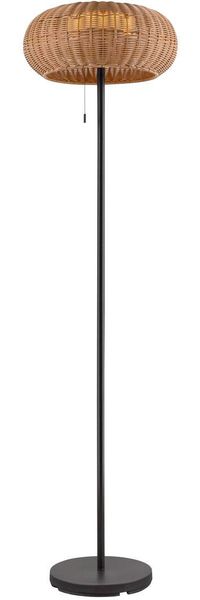 SLV ADEGAN, Outdoor Stehleuchte, Solar, 2200 K, IP65, braun - Stand-, Wand- und Deckenleuchten (Outdoor)