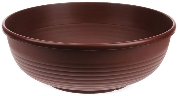 matches21 HOME & HOBBY Blumentopf Grabschale Pflanzschale Blumenschale braun 25 cm (1 St)