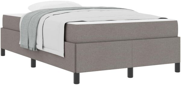 vidaXL Boxspringbett Taupe 120 x 190 cm Stoff 3398847 Bild 2
