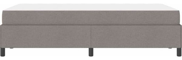 vidaXL Boxspringbett Taupe 120 x 190 cm Stoff 3398847 Bild 6