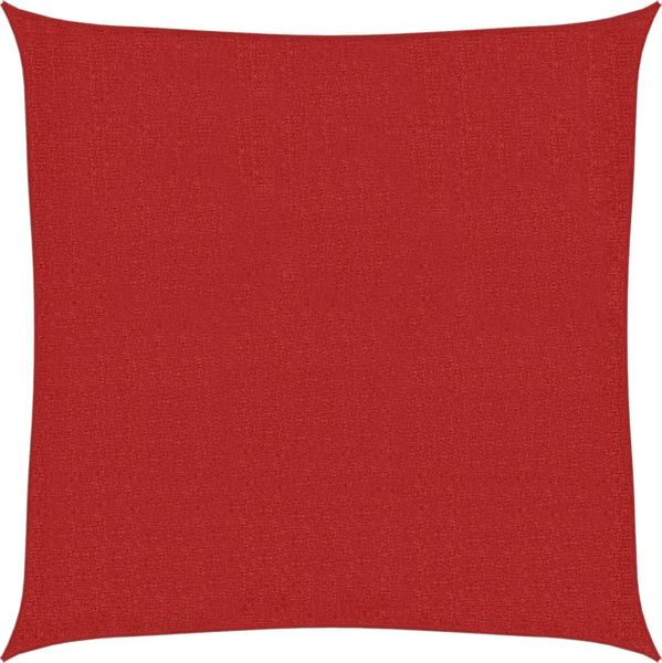 vidaXL Sonnensegel 160 g/m² Rot 2x2 m HDPE 311602