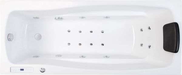 Whirlpool Ocean 150x70 rechts Made in Germany 18 Düsen Befüllung Überlauf : Befüllung über den Überlauf