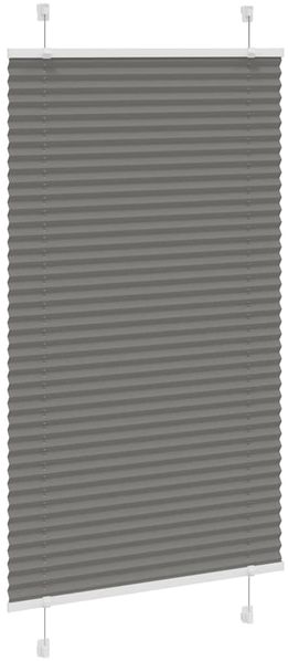 vidaXL Plissee Anthrazit 80x150 cm Stoffbreite 79,4 cm Polyester 4015088 Bild 3