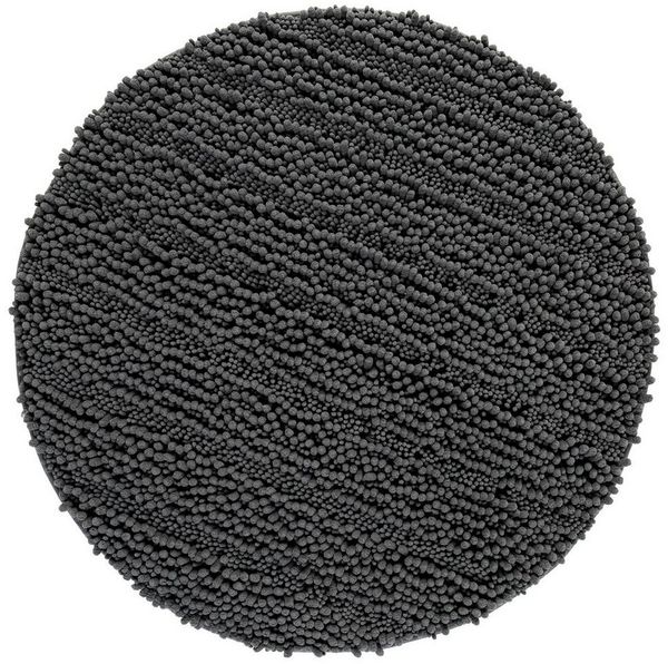 Wecon home Basics Badematte Benno, Höhe 22 mm, Polyester, rund, waschbar, rutschfest, sehr weich, strapazierfähig, Chenille, robust