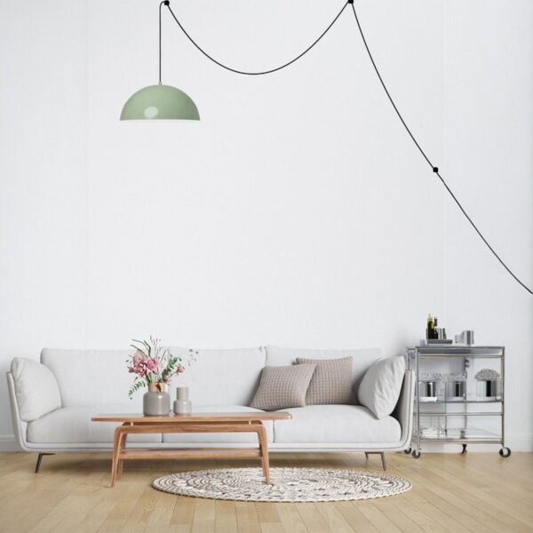 Bamyum Pendelleuchte Pendelleuchte Lipeo mit Stecker Metall, Modern Hängelampe, ohne Leuchtmittel