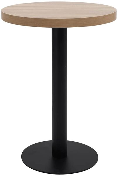Bistrotisch, Bartisch, Stehtisch Hellbraun 60 cm MDF
