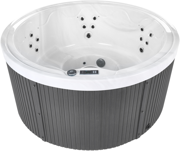 Outdoor Whirlwanne mit LED MARFIL Grau