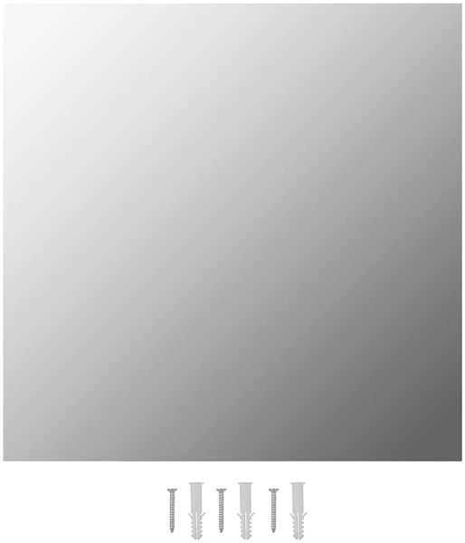 Wandspiegel, Badspiegel 60 x 60 cm Quadratisch Glas de6879