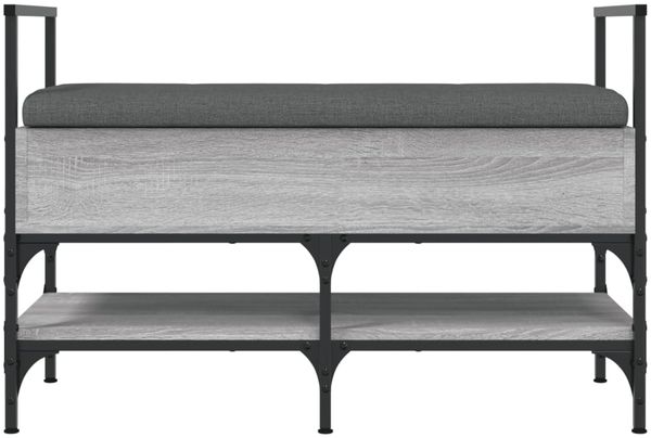 vidaXL Schuhbank Grau Sonoma 85,5x42x57,5 cm Holzwerkstoff 835232 Bild 6