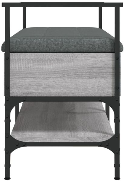 vidaXL Schuhbank Grau Sonoma 85,5x42x57,5 cm Holzwerkstoff 835232 Bild 7