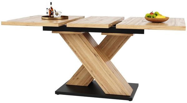 BlingBin Esstisch Teleskoptisch Küchentisch Wohnzimmertisch für 6-8 Personen zu schaffen (1-St, Bis 60 kg belastbar), 119-158.5 × 80 × 75cm, für Küche und Wohnzimmer