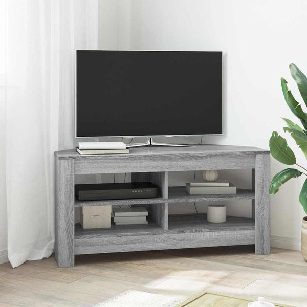vidaXL EckTVSchrank Graues Sonoma 102 x 40,5 x 45 cm Holzwerkstoff 889781