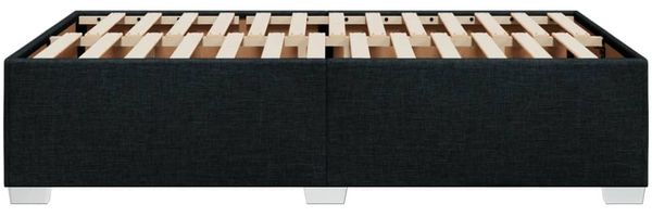 vidaXL Bettgestell ohne Matratze Schwarz 120x200 cm Stoff 3284466 Bild 5
