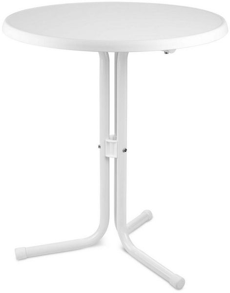 Beautissu Stehtisch Bistrotisch Emma Ø60cm Weiß
