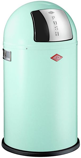 Wesco 'Pushboy Junior' Abfallsammler, 22 Liter, Stahlblech, Mint Bild 9