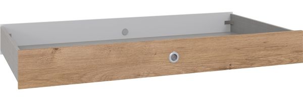 Bettschubkasten >Gotland< in Plankeneiche Nachbildung - 71x17x137cm (BxHxT)