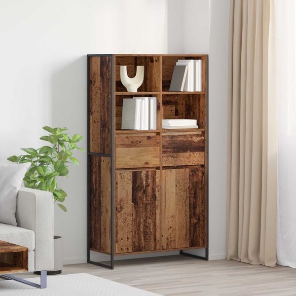 vidaXL Sideboard 2 pcs Altholz 81 x 36 x 150.5 cm Holzwerkstoff 3403038