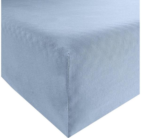 Erwin Müller Spannbettlaken Spannbettlaken "Murnau", Jersey, Gummizug: Rundumgummi, (1 Stück), Single-Jersey Uni