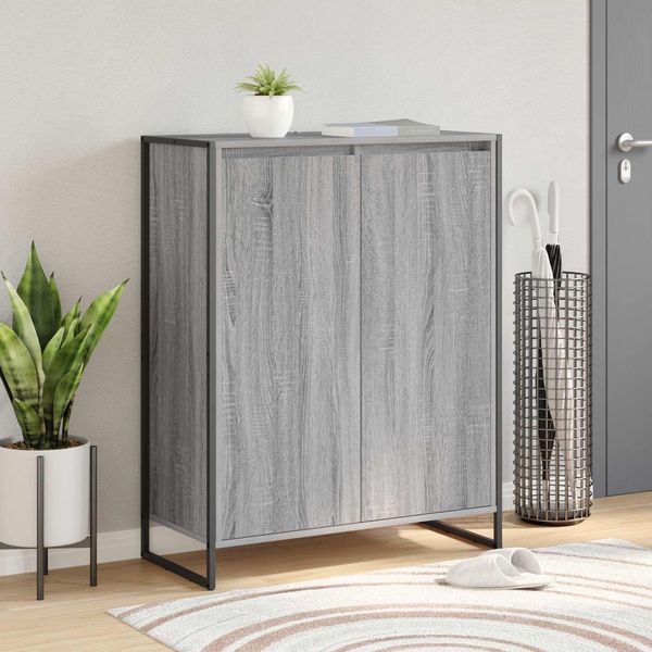 vidaXL Schuhschrank Graues Sonoma 79 x 36 x 100 cm Holzwerkstoff 886465