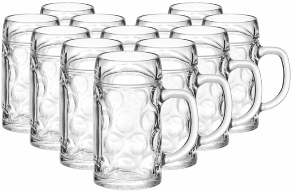 Van Well München Bierkrug 0,5 l geeicht 12er Set