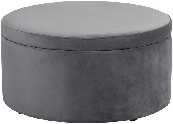 Kinderhocker Katyushka Samtvelours graphit