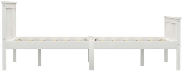 vidaXL Massivholzbett Weiß Kiefer 140x200 cm [283217] Bild 10
