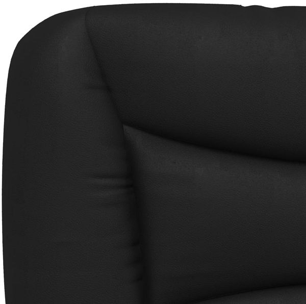 vidaXL Bett mit Matratze "Hvar" Schwarz und Weiß 120x200 cm Kunstleder 3208715 Bild 6