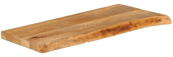 vidaXL Tischplatte mit Baumkante 90x40x2,5 cm Massivholz Mango 370443