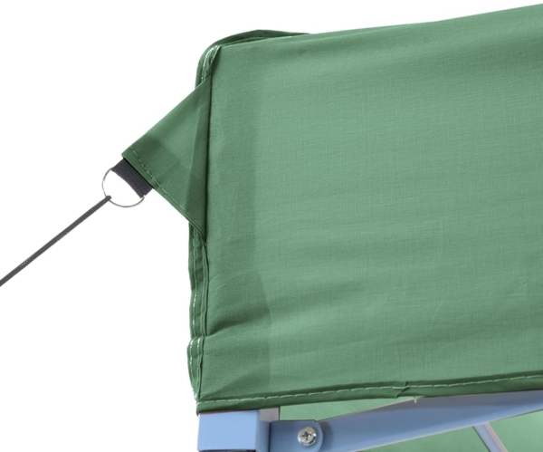 vidaXL Pop-Up Partyzelt, faltbar, ohne Seitenteile, Stahl / PE, Grün, 315 x 410 x 279 cm Bild 6