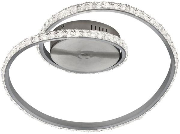 RGB LED Deckenlampe, Kristalle, Fernbedienung, RUBIN