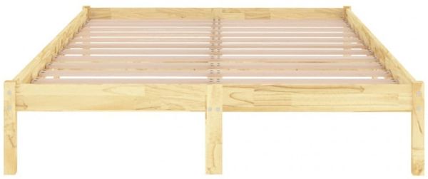 vidaXL Massivholzbett Kiefer 200x200 cm Bild 4
