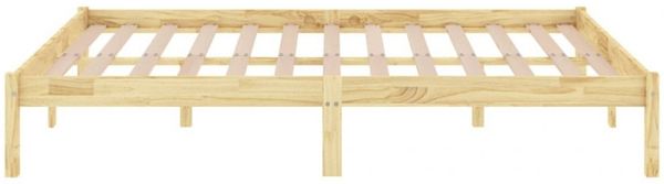 vidaXL Massivholzbett Kiefer 200x200 cm Bild 13