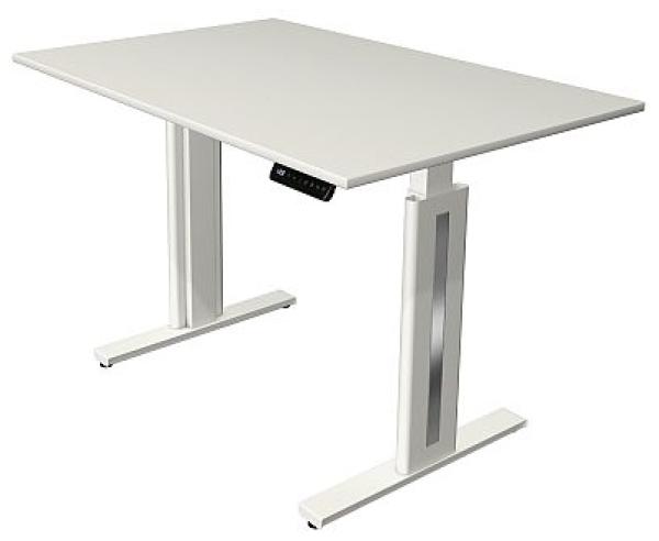 Kerkmann Move 3 Schreibtisch Steh und Sitztisch fresh (B) 120 x (T) 80 cm grafit