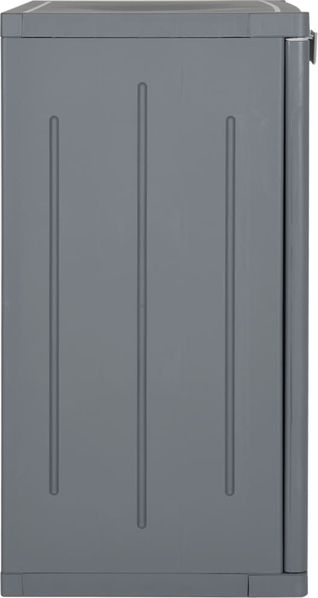 vidaXL Gartenschrank Grau 65x45x88 cm PP Rattan-Optik 364062 Bild 3