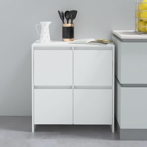 Sideboard Weiß 70 x 41 x 75 cm Holzwerkstoff [809764]