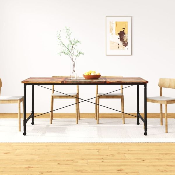 vidaXL Esstisch Altholz Massiv 180 cm 243995
