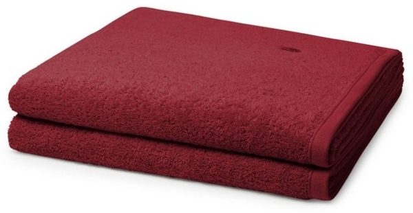 Ross Vita 2 tlg. Frottier-Set - 2 X Duschtuch (70 X 140cm) - 520 g/m2 - Marsala