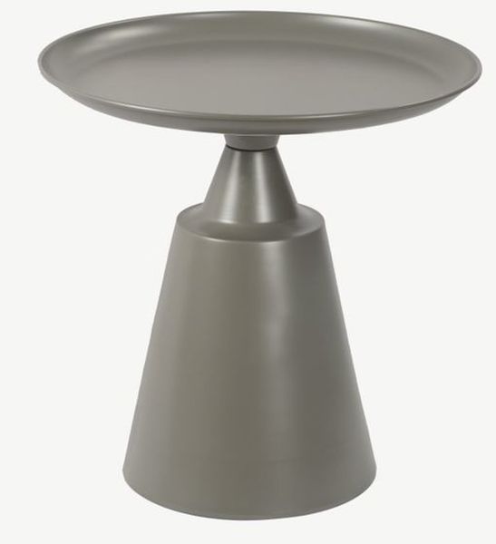 Beistelltisch >1157< in Metall Grau - 49x50cm (HxD)
