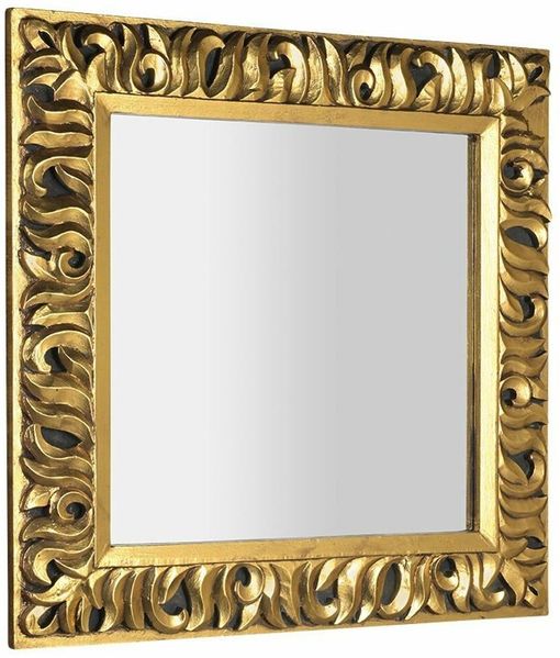 ZEEGRAS Rahmenspiegel, 90x90 cm, gold