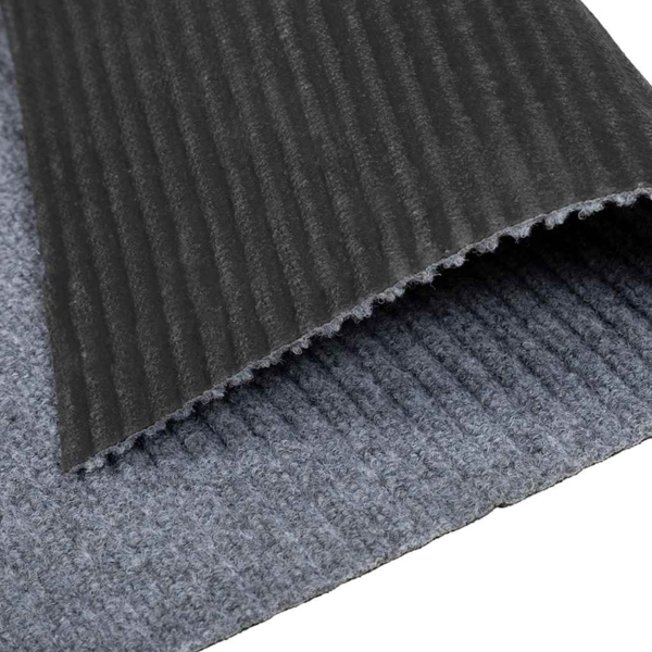 vidaXL Teppichläufer Hellgrau 80 x 200 cm Stoff 42011428 Bild 5